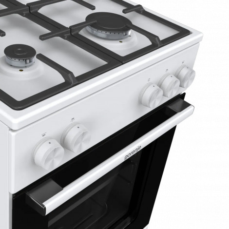 Gorenje GG5A10WFFM | Cooker | Hob type Gas | Oven type Gas | White | Width 50 cm | Grilling | Depth 59.4 cm | 70 L