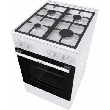 Gorenje GG5A10WFFM | Cooker | Hob type Gas | Oven type Gas | White | Width 50 cm | Grilling | Depth 59.4 cm | 70 L
