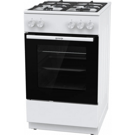 Gorenje GG5A10WFFM | Cooker | Hob type Gas | Oven type Gas | White | Width 50 cm | Grilling | Depth 59.4 cm | 70 L