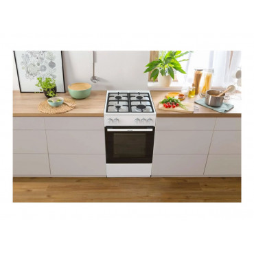 Gorenje GG5A10WFFM | Cooker | Hob type Gas | Oven type Gas | White | Width 50 cm | Grilling | Depth 59.4 cm | 70 L