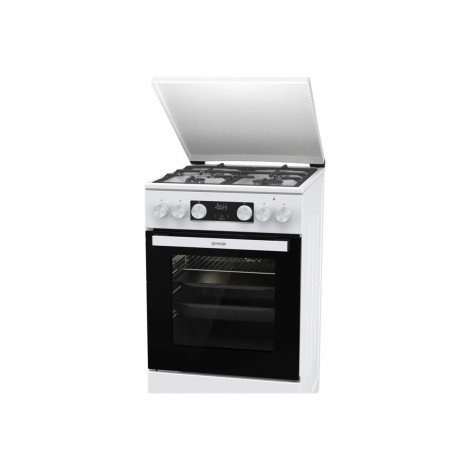 Gorenje GK5C42WF-B | Cooker | Hob type Gas | Oven type Electric | White | Width 50 cm | Grilling | Depth 59.4 cm | 70 L