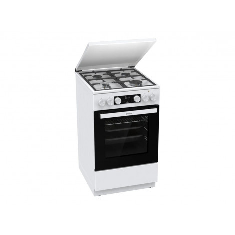 Gorenje GK5C42WF-B | Cooker | Hob type Gas | Oven type Electric | White | Width 50 cm | Grilling | Depth 59.4 cm | 70 L