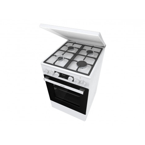 Gorenje GK5C42WF-B | Cooker | Hob type Gas | Oven type Electric | White | Width 50 cm | Grilling | Depth 59.4 cm | 70 L