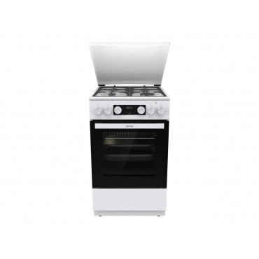 Gorenje GK5C42WF-B | Cooker | Hob type Gas | Oven type Electric | White | Width 50 cm | Grilling | Depth 59.4 cm | 70 L