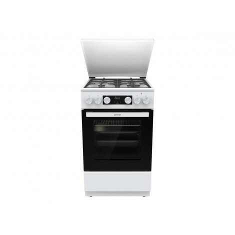 Gorenje GK5C42WF-B | Cooker | Hob type Gas | Oven type Electric | White | Width 50 cm | Grilling | Depth 59.4 cm | 70 L