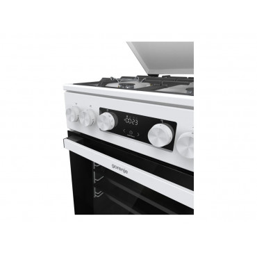 Gorenje GK5C42WF-B | Cooker | Hob type Gas | Oven type Electric | White | Width 50 cm | Grilling | Depth 59.4 cm | 70 L