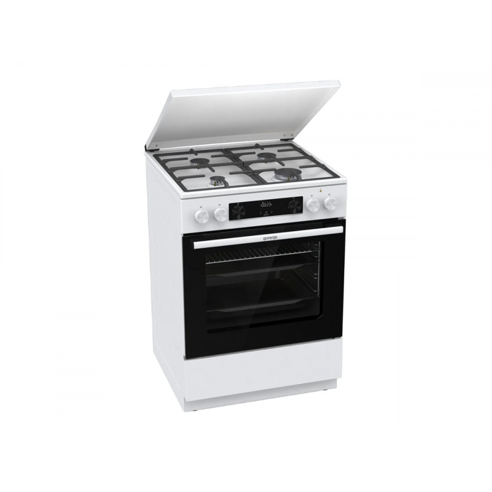 Gorenje GK6C5WF | Cooker | Hob type Gas | Oven type Electric | White | Width 60 cm | Grilling | Depth 60 cm | 71 L