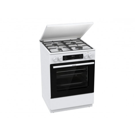 Gorenje GK6C5WF | Cooker | Hob type Gas | Oven type Electric | White | Width 60 cm | Grilling | Depth 60 cm | 71 L