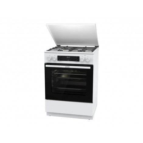 Gorenje GK6C5WF | Cooker | Hob type Gas | Oven type Electric | White | Width 60 cm | Grilling | Depth 60 cm | 71 L