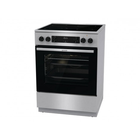 Gorenje GECS6C70XC | Cooker | Hob type Ceramic | Oven type Electric | Stainless steel | Width 60 cm | Grilling | Depth 60 cm | 7