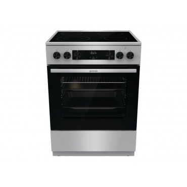Gorenje GECS6C70XC | Cooker | Hob type Ceramic | Oven type Electric | Stainless steel | Width 60 cm | Grilling | Depth 60 cm | 7