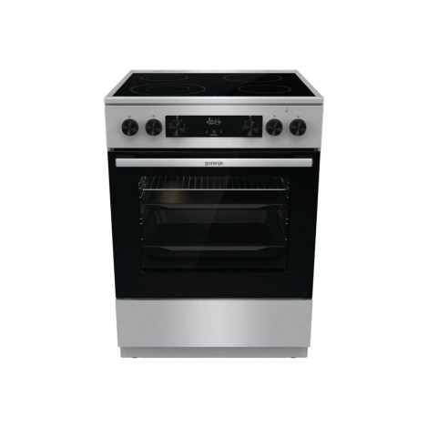 Gorenje GECS6C70XC | Cooker | Hob type Ceramic | Oven type Electric | Stainless steel | Width 60 cm | Grilling | Depth 60 cm | 7