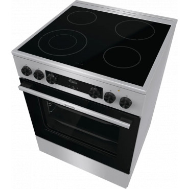 Gorenje GECS6C70XC | Cooker | Hob type Ceramic | Oven type Electric | Stainless steel | Width 60 cm | Grilling | Depth 60 cm | 7