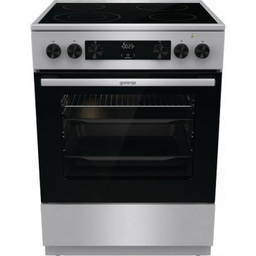 Gorenje GECS6C70XC | Cooker | Hob type Ceramic | Oven type Electric | Stainless steel | Width 60 cm | Grilling | Depth 60 cm | 7