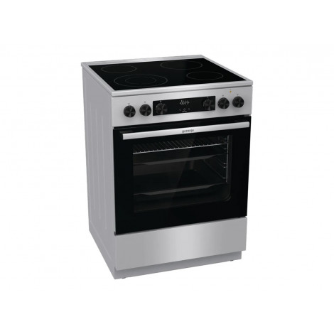Gorenje GECS6C70XC | Cooker | Hob type Ceramic | Oven type Electric | Stainless steel | Width 60 cm | Grilling | Depth 60 cm | 7
