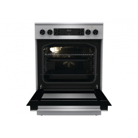 Gorenje GECS6C70XC | Cooker | Hob type Ceramic | Oven type Electric | Stainless steel | Width 60 cm | Grilling | Depth 60 cm | 7