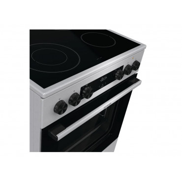 Gorenje GECS6C70XC | Cooker | Hob type Ceramic | Oven type Electric | Stainless steel | Width 60 cm | Grilling | Depth 60 cm | 7