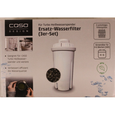 SALE OUT. Caso Spare filter for Turbo-hot water dispenser, 3 filters | Caso Spare filter for Turbo-hot water dispenser, 3pcs | D