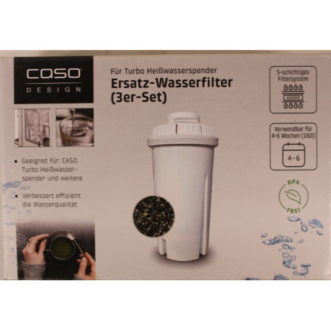SALE OUT. Caso Spare filter for Turbo-hot water dispenser, 3 filters | Caso Spare filter for Turbo-hot water dispenser, 3pcs | D