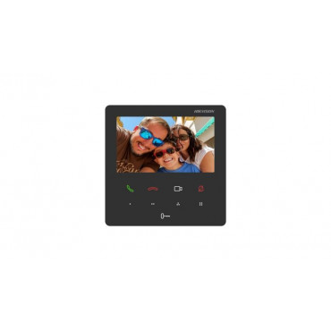 Hikvision DS-KH6110-WE1 4.3" Indoor Station,480x272,PoE,WiFi,4 Custom Buttons,Touch Screen,White