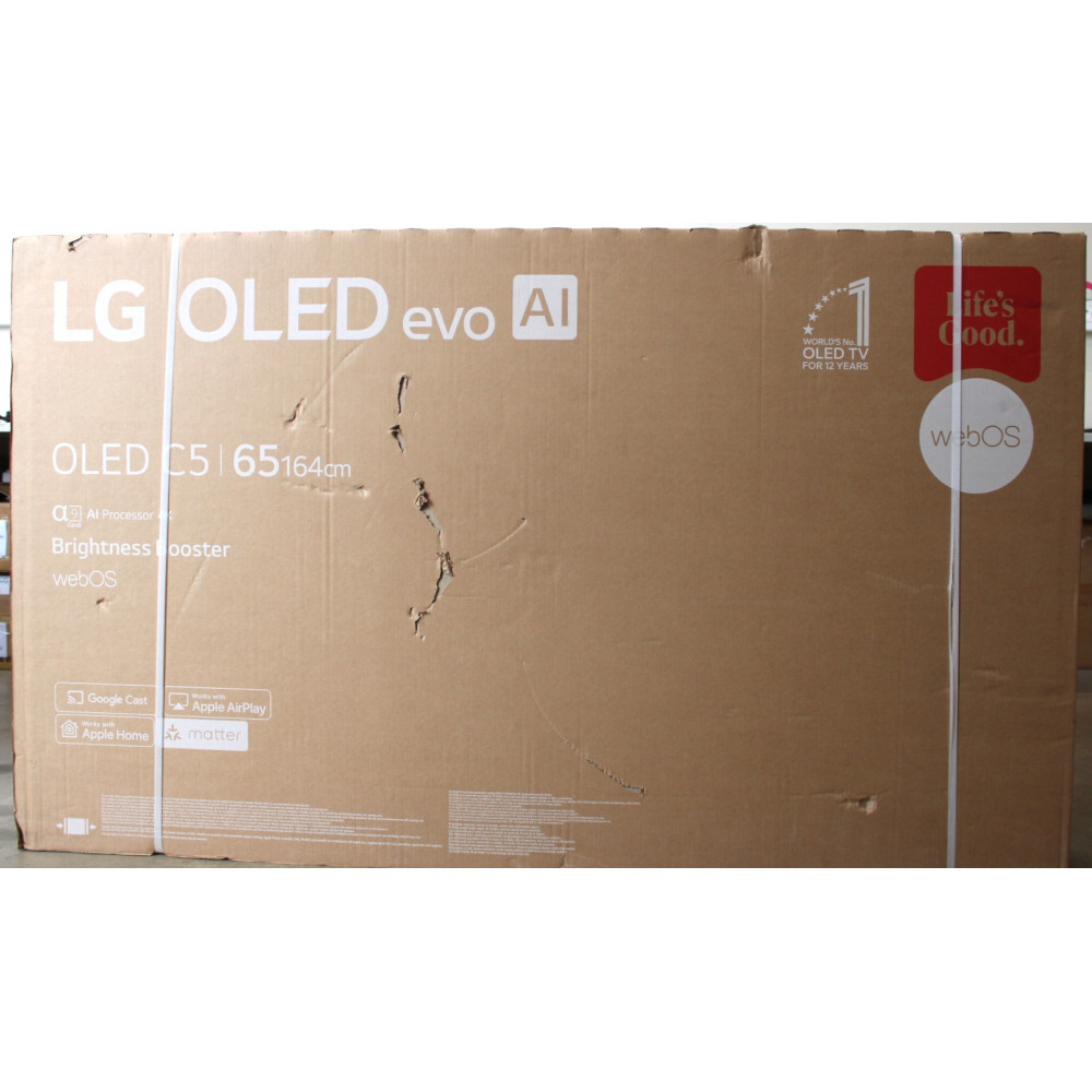 SALE OUT. LG OLED65C51LA 65" (165 cm) OLED TV | LG OLED65C51LA | 65 | Smart TV | webOS 25 | UHD | DAMAGED PACKAGING