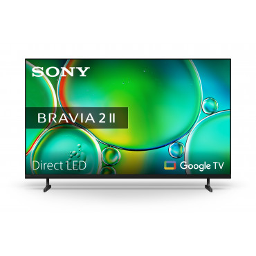 Sony TV | K65S25M2 Bravia 2 | 65 | Smart TV | Google TV | 4K UHD | Black