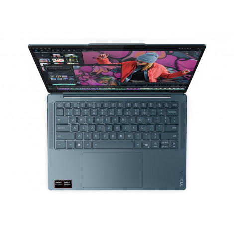 Lenovo Yoga Slim 7 14AKP10 14 WUXGA AMD R5 AI 330/16GB/512GB/AMD Radeon 820M/WIN11 Home/ENG Backlit kbd/Tidal Teal/2Y Warranty |