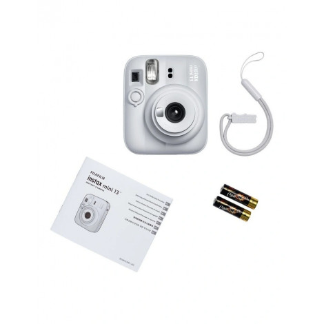 Fujifilm Instant Camera | Instax mini 13 + Instax Mini Glossy (10pl) | White | 0.3m - | 800