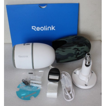 SALE OUT. Reolink Go Series G330 2K 4MP 4G LTE Wireless Battery Camera with Person/Vehicle Detection, White | Reolink | Camera |
