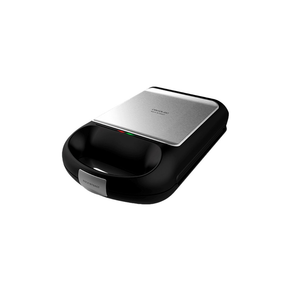 Cecotec Sandwich Maker | Rock'nToast Family 3in1 | 1500 W | Number of plates 3 | Black
