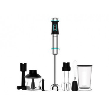 Cecotec | Hand Blender | Power TitanBlack 1200 XL PerfectCream&Crush | Hand Blender | 1200 W | Stainless steel/Black
