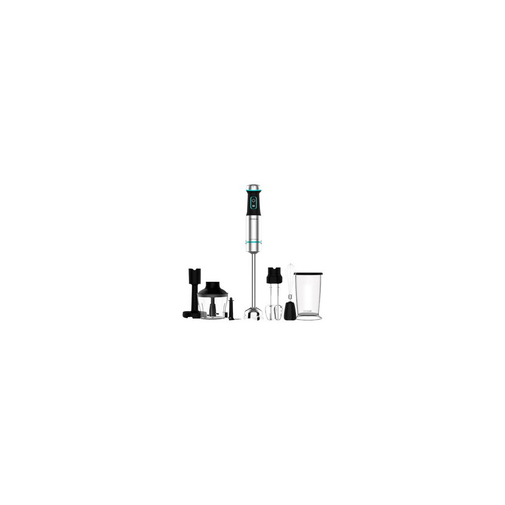 Cecotec | Hand Blender | Power TitanBlack 1200 XL PerfectCream&Crush | Hand Blender | 1200 W | Stainless steel/Black