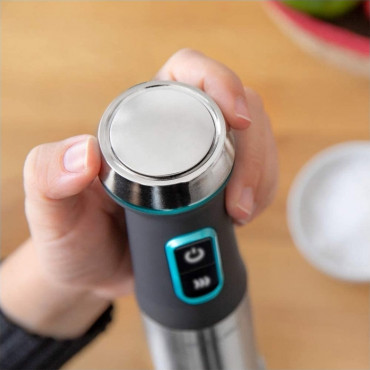 Cecotec | Hand Blender | Power TitanBlack 1200 XL PerfectCream&Crush | Hand Blender | 1200 W | Stainless steel/Black