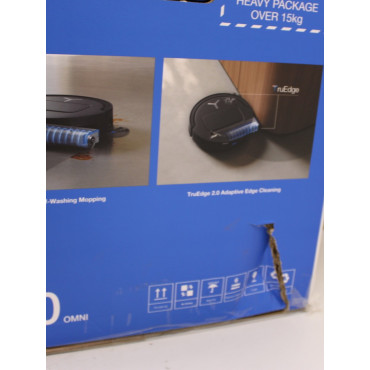 SALE OUT. Ecovacs DEEBOT T80 OMNI Vacuum cleaner, Robot, Wet&Dry, 18000Pa, TruEdge 2.0, ZeroTangle 3.0, Carpet Care, Black + Aut