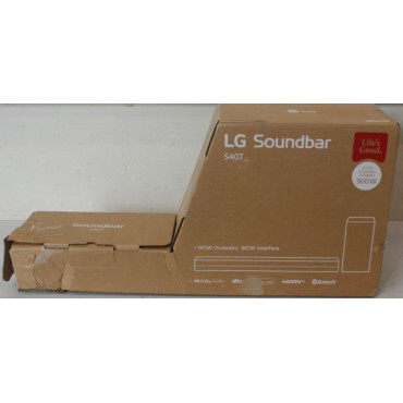 SALE OUT. LG Soundbar S40T for TV 2.1 ch. with Bluetooth | LG Soundbar 2.1 Channel Sound System | S40T | 27 " | IPS | FHD | 16:9