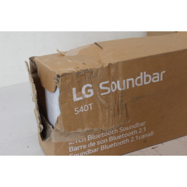 SALE OUT. LG Soundbar S40T for TV 2.1 ch. with Bluetooth | LG Soundbar 2.1 Channel Sound System | S40T | 27 " | IPS | FHD | 16:9