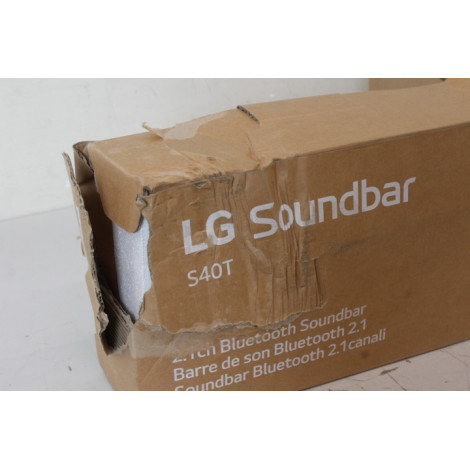 SALE OUT. LG Soundbar S40T for TV 2.1 ch. with Bluetooth | LG Soundbar 2.1 Channel Sound System | S40T | 27 " | IPS | FHD | 16:9