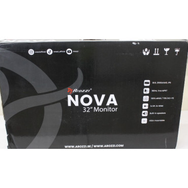 SALE OUT. Arozzi Nova 32" IPS, 180Hz, Computer Monitor - Purple | SALE OUT. Nova | 32 " | IPS | QHD | 16:9 | 180 Hz | 1 ms | 256