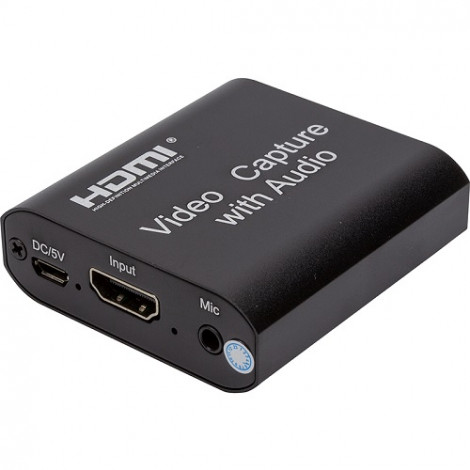 Vaizdo fiksavimo įrenginys HDMI, 4K 30Hz, su garso išvestimi