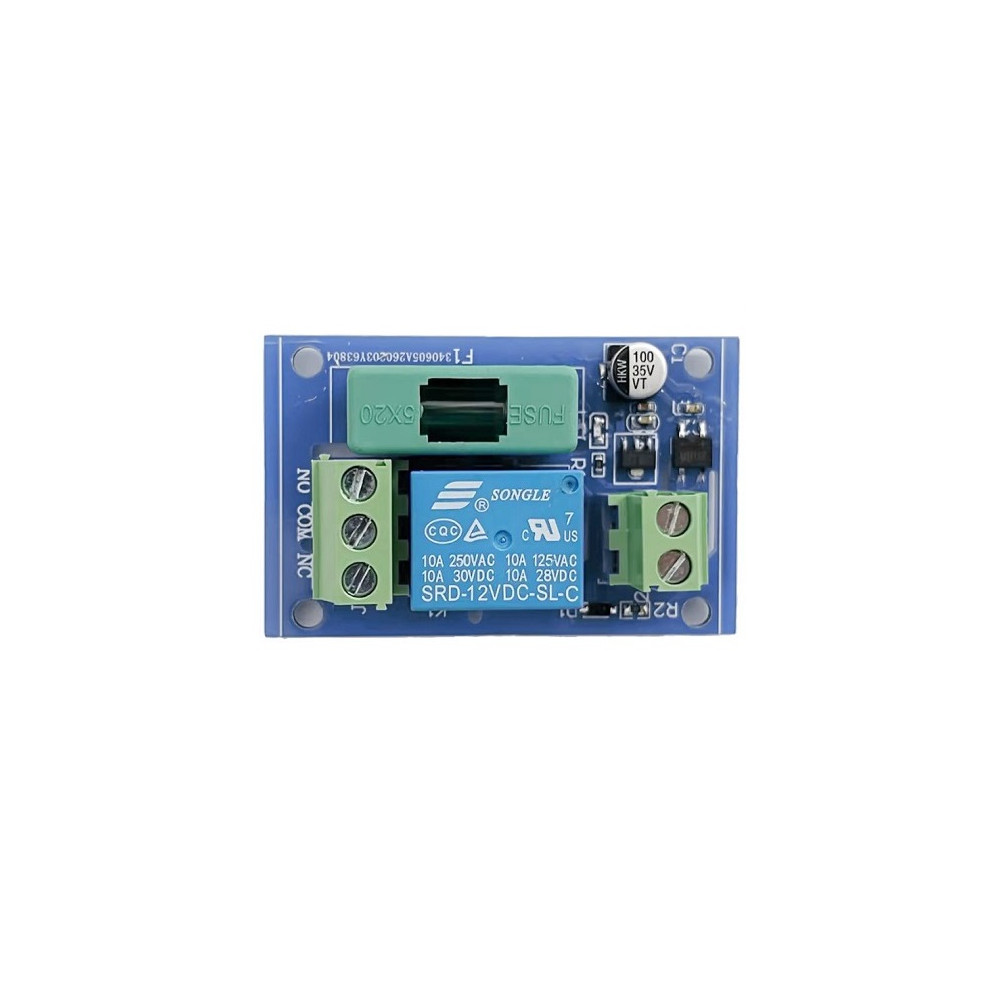 1 kanalo relės modulis 12V DC/ 12-24V AC