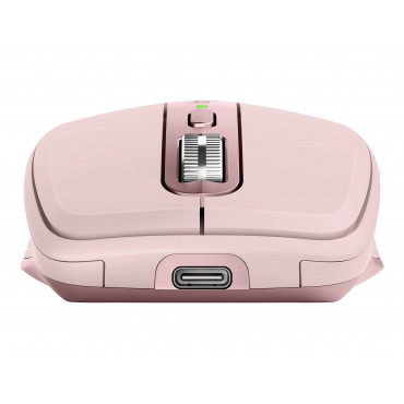 Logitech | Mouse | MX Anywhere 3S | Wireless | Bluetooth | Pink