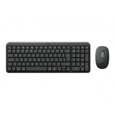 Logitech Wireless MK250 Keyboard and Mouse Combo, US INT, Graphite