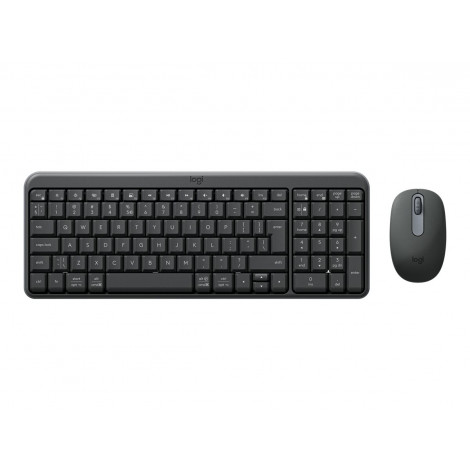 Logitech Wireless MK250 Keyboard and Mouse Combo, US INT, Graphite