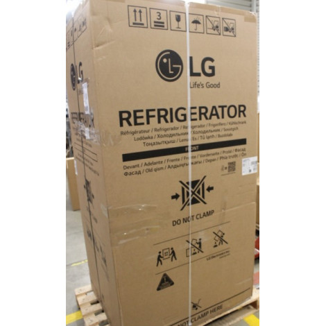 SALE OUT. LG GSGV81PYLL Refrigerator, Free-standing, Side by Side, E, Height 1.79 m, Net fridge 416 L, Net freezer 190 L, Silver