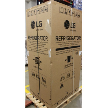 SALE OUT. LG GSGV81PYLL Refrigerator, Free-standing, Side by Side, E, Height 1.79 m, Net fridge 416 L, Net freezer 190 L, Silver