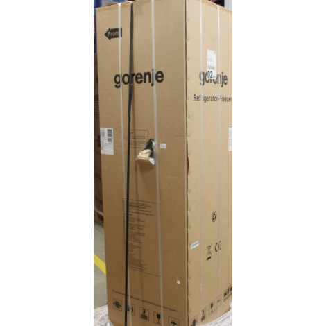 SALE OUT. Gorenje NRK418ECS4 Refrigerator, E, Free standing, Combi, Height 182.4 cm, Net Fridge 171 L, Net Freezer 85 L, Grey | 