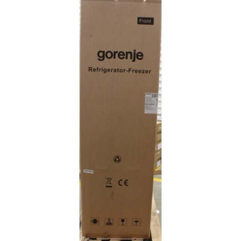 SALE OUT. Gorenje NRK418ECS4 Refrigerator, E, Free standing, Combi, Height 182.4 cm, Net Fridge 171 L, Net Freezer 85 L, Grey | 