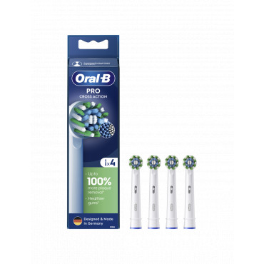 Oral-B | Toothbrush Heads | Cross Action Pro | Heads | For adults | Number of brush heads included 4 | Number of teeth brushing 