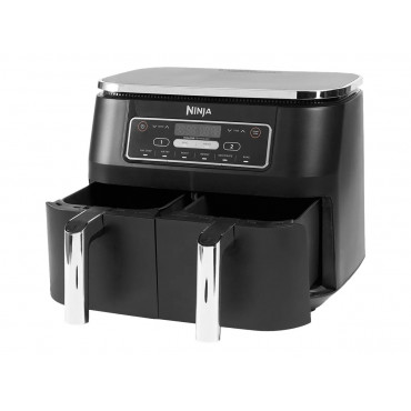 NINJA | Air Fryer | AF300 | Power 1 frying compartment: 1200 W 2 frying compartments: 2400 W W | Capacity 7.6 L | Black