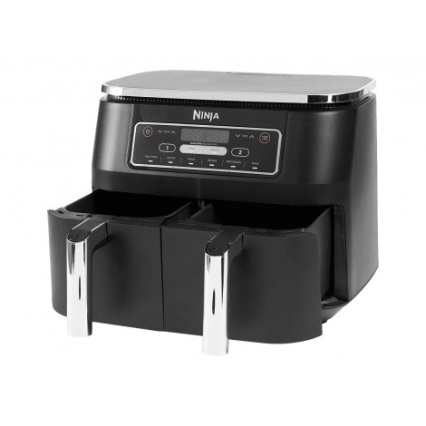 NINJA | Air Fryer | AF300 | Power 1 frying compartment: 1200 W 2 frying compartments: 2400 W W | Capacity 7.6 L | Black